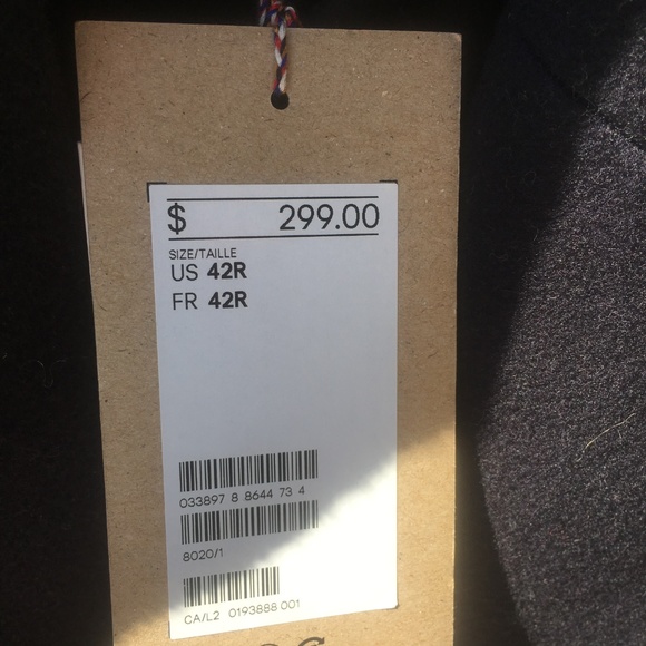 ISABEL MARANT x H&M MENS Double Breasted Pea Coat - Picture 4 of 6